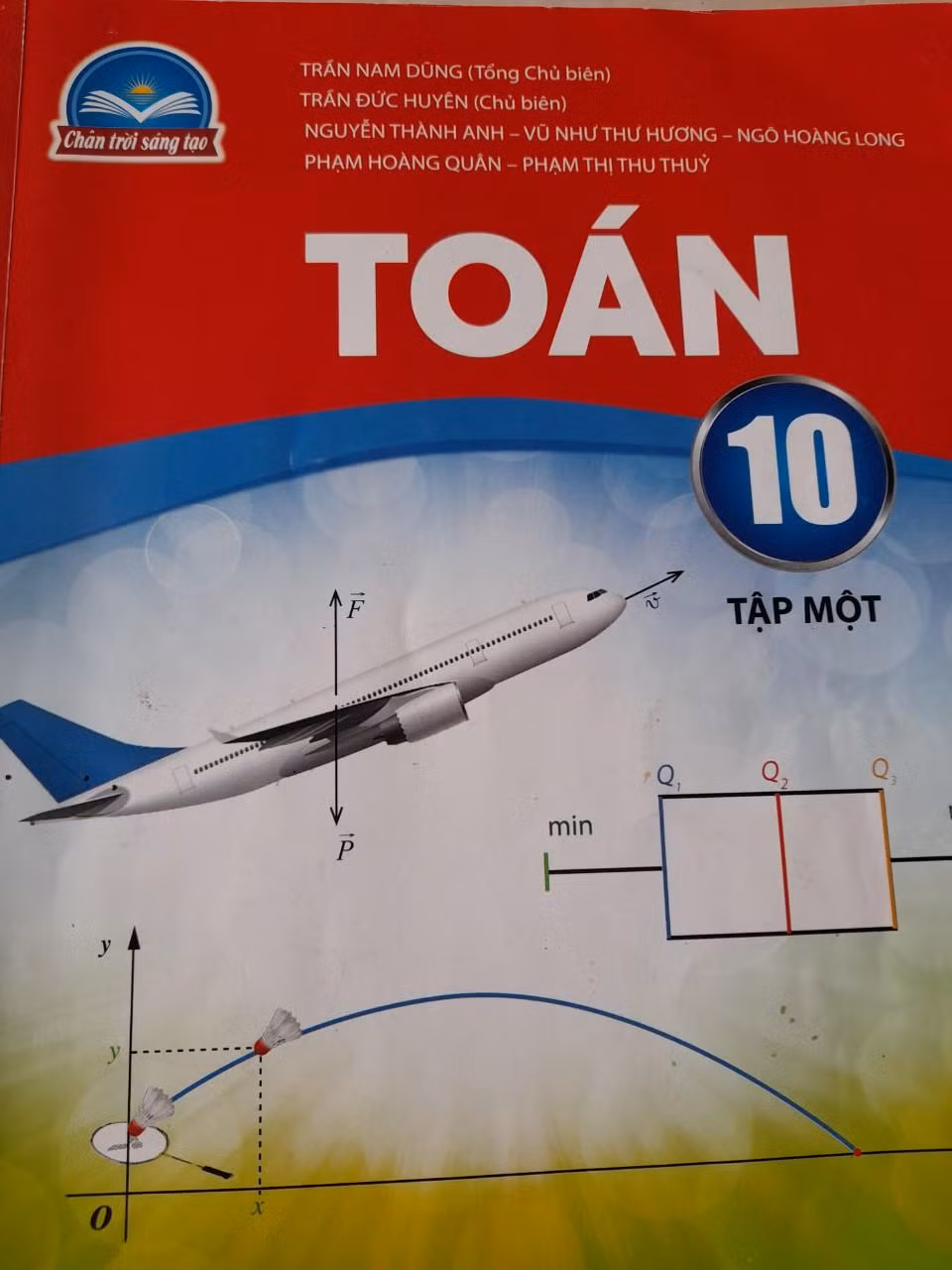 Sách giáo khoa môn Toán lớp 10, bộ Chân trời sáng tạo. Ảnh do tác giả cung cấp Sách giáo khoa môn Toán lớp 10, bộ Chân trời sáng tạo. Ảnh do tác giả cung cấp