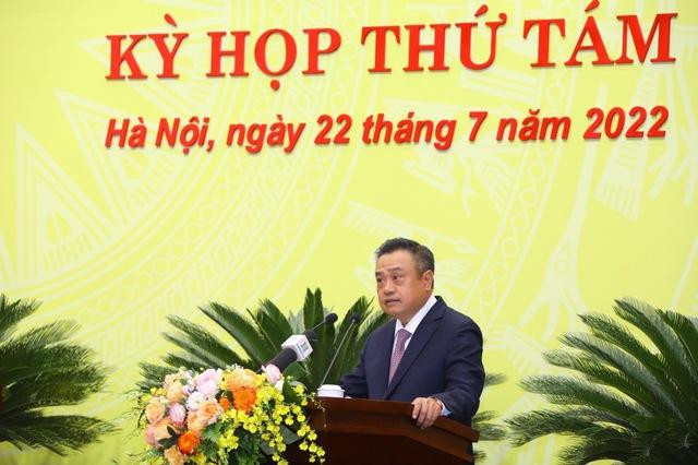 Tân Chủ tịch Uỷ ban nhân dân Thành phố Hà Nội Trần Sỹ Thanh phát biểu nhận nhiệm vụ - Ảnh: VGP/GH Tân Chủ tịch Uỷ ban nhân dân Thành phố Hà Nội Trần Sỹ Thanh phát biểu nhận nhiệm vụ - Ảnh: VGP/GH