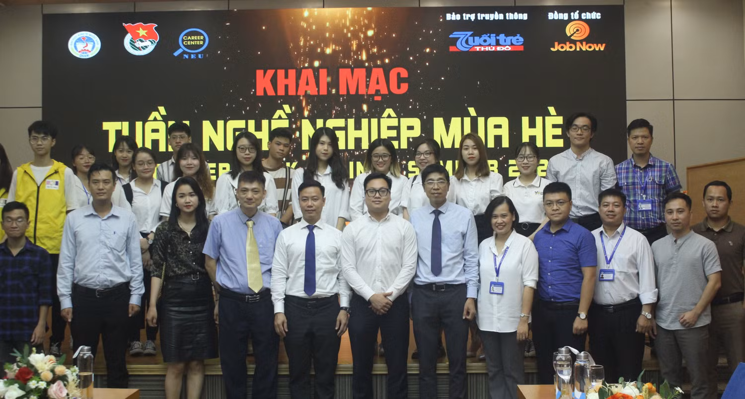 NEU Career Week Online từ năm 2020 sẽ trở thành thường niên của trường Đại học Kinh tế Quốc dân (Ảnh: Khánh Vy)