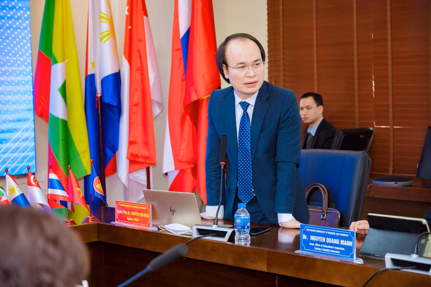 Phó Giáo sư, Tiến sĩ Nguyễn Tiến Dũng - Hiệu trưởng Trường Đại học Y Dược, Đại học Thái Nguyên. Ảnh: NVCC Phó Giáo sư, Tiến sĩ Nguyễn Tiến Dũng - Hiệu trưởng Trường Đại học Y Dược, Đại học Thái Nguyên. Ảnh: NVCC