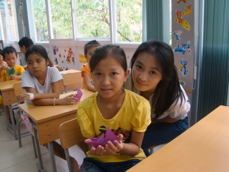 Chiếc thuyền ước mơ của các bệnh nhi nhỏ tuổi đã hoàn thành. >>BẤM ĐÂY XEM CẬP NHẬT ĐIỂM THI ĐẠI HỌC, CAO ĐẲNG NHANH NHẤT 2012