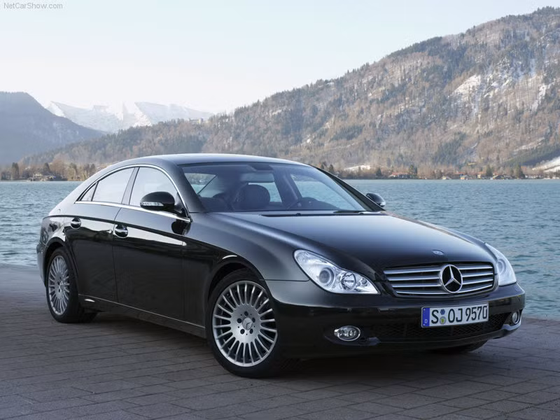 Dòng xe Mercedes CLS 350 thực tế mà ông Chung Minh sỡ hữu.