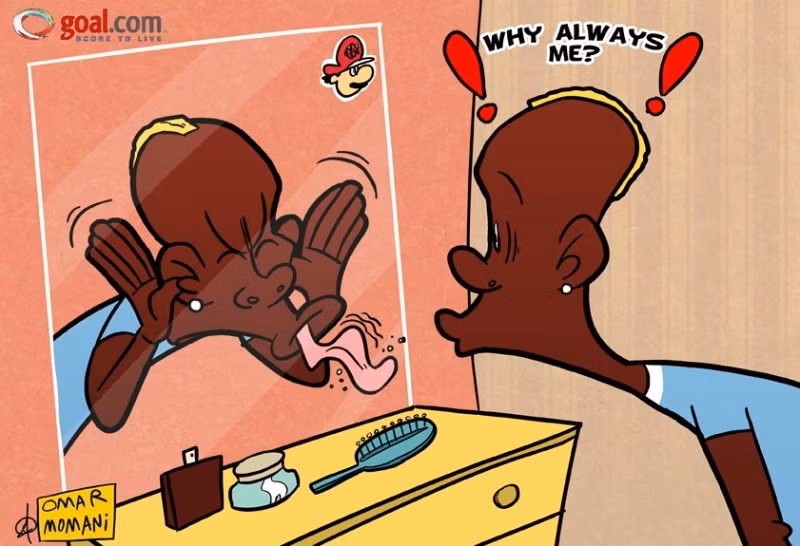 Balotelli hiện mới chỉ có 7 lần khoác áo ĐTQG Italia và ghi được 1 bàn thắng.