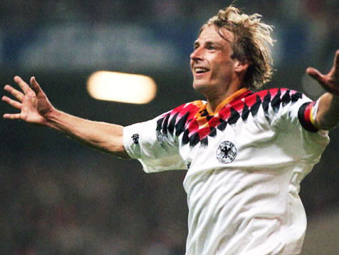 Tiền đạo Juergen Klinsmann (ĐT Đức) - Vô địch EURO năm 1996, Á quân EURO 1992 Tiền đạo Juergen Klinsmann (ĐT Đức) - Vô địch EURO năm 1996, Á quân EURO 1992