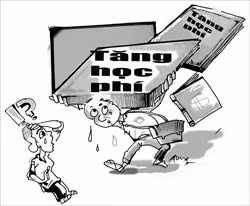 Học phí Đại học tăng đều 10% mỗi năm (Ảnh: sggp.org.vn) Học phí Đại học tăng đều 10% mỗi năm (Ảnh: sggp.org.vn)