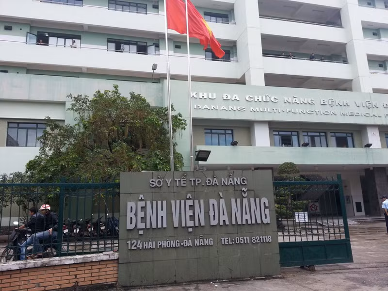 Bệnh viện Đà Nẵng - nơi ông Nguyễn Bá Thanh nằm điều trị. Ảnh Thùy Linh