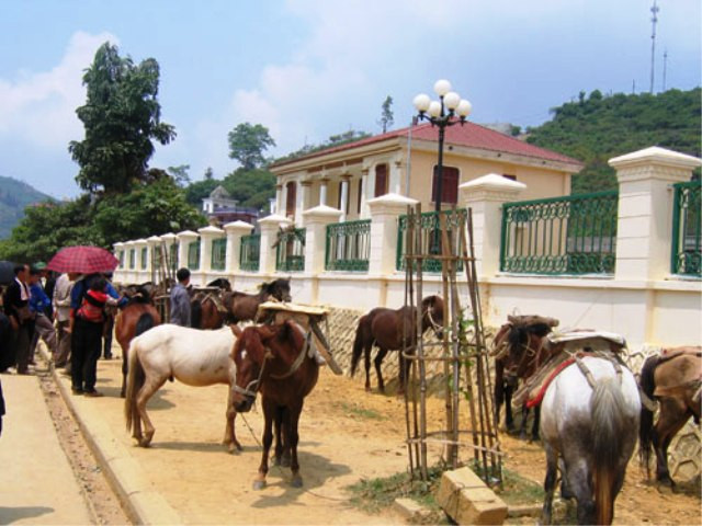 Bắc Hà là nơi duy nhất ở Lào Cai có chợ ngựa Bắc Hà là nơi duy nhất ở Lào Cai có chợ ngựa