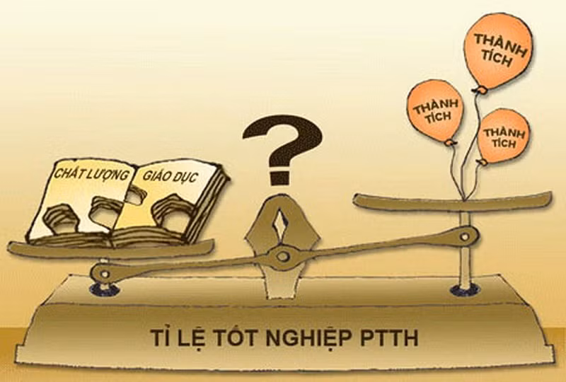 Căn bệnh thành tích trong giáo dục (Ảnh minh họa: laodongthudo.vn).