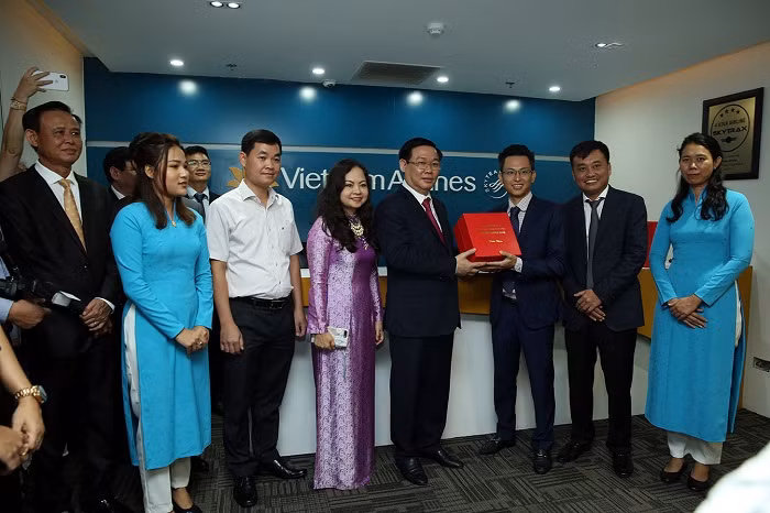 Trụ sở chính của Vietnamairlines ở Yangon.