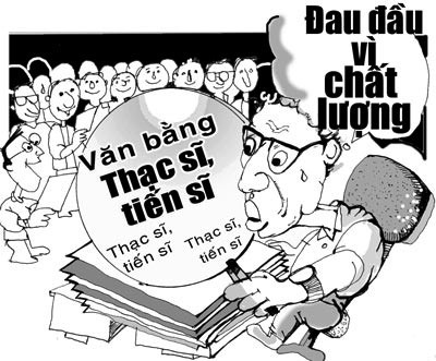 "Phổ cập" Thạc sĩ đang trở thành quốc nạn mới ở Việt Nam. "Phổ cập" Thạc sĩ đang trở thành quốc nạn mới ở Việt Nam.