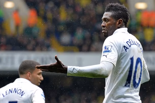 Sự thất vọng của Emmanuel Adebayor Sự thất vọng của Emmanuel Adebayor