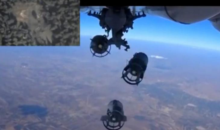 Hình ảnh máy bay chiến đấu Nga không kích các mục tiêu ở Syria do Bộ Quốc phòng Nga công bố Hình ảnh máy bay chiến đấu Nga không kích các mục tiêu ở Syria do Bộ Quốc phòng Nga công bố