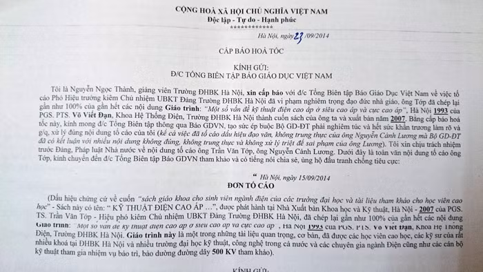 Thêm một hiệu phó Trường Đại học Bách khoa Hà Nội bị nghi đạo văn ảnh 1