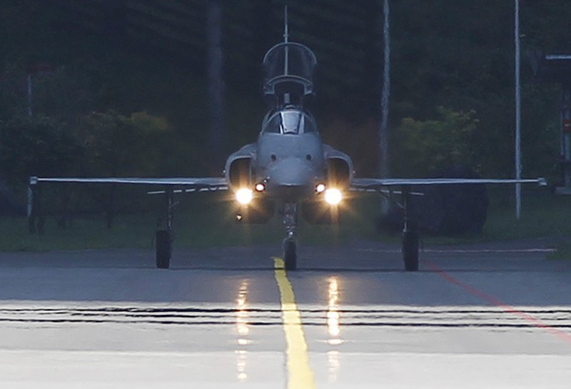F-5 của Không quân Thụy Sỹ. F-5 của Không quân Thụy Sỹ.