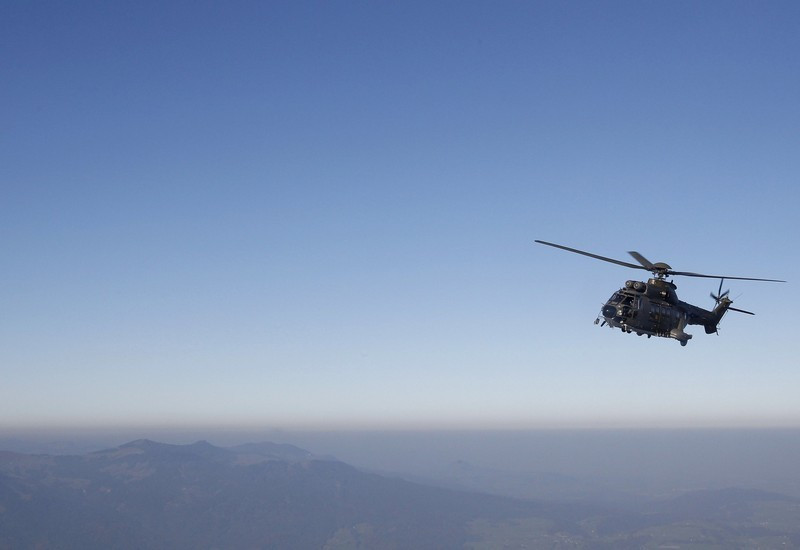 Trực thăng Super Puma của Không quân Thụy Sỹ ở Meiringen. Trực thăng Super Puma của Không quân Thụy Sỹ ở Meiringen.