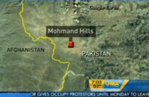 Khu vực bộ lạc Mohmand nằm giáp biên giới Afghanistan, nơi bị NATO không kích