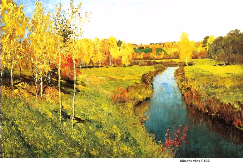 Mùa thu vàng, tranh Levitan Mùa thu vàng, tranh Levitan