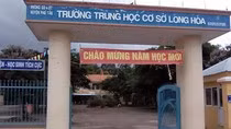 Ảnh trường Trung học cơ sở Long Hòa.