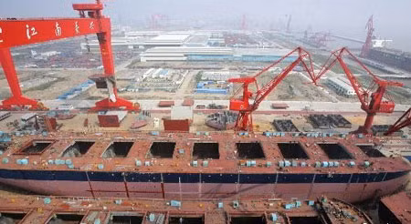 Cơ sở đóng tàu đảo Trường Hưng, Tập đoàn Giang Nam, Trung Quốc. Cơ sở đóng tàu đảo Trường Hưng, Tập đoàn Giang Nam, Trung Quốc.