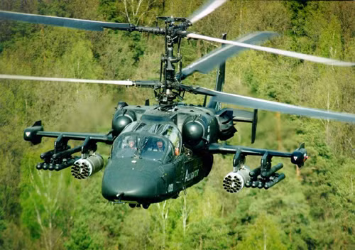 Máy bay trực thăng vũ trang Ka-52 Nga.