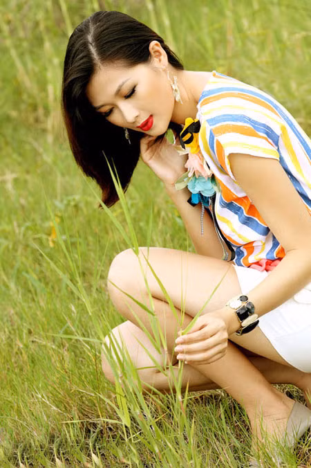 Diễn viên Mạc Anh Thư - vợ diễn viên Huy Khánh.
