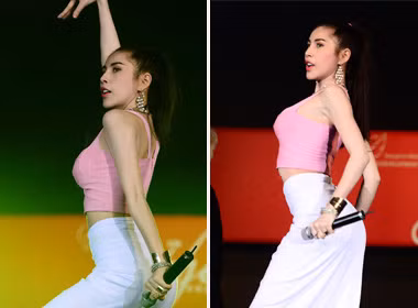 Thủ Tiên có màn biểu diễn sôi động qua hai tiết mục.