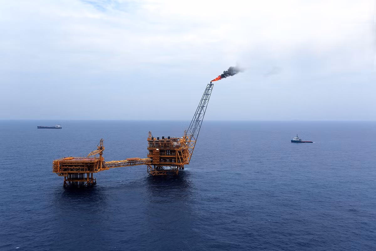 Cụm giàn PQP-HT thuộc dự án Biển Đông 01