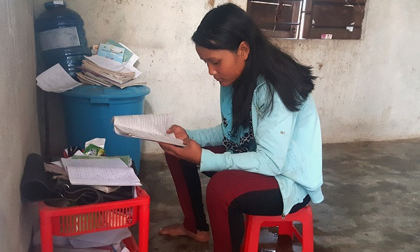 “Góc học tập” của H’Truyên “Góc học tập” của H’Truyên