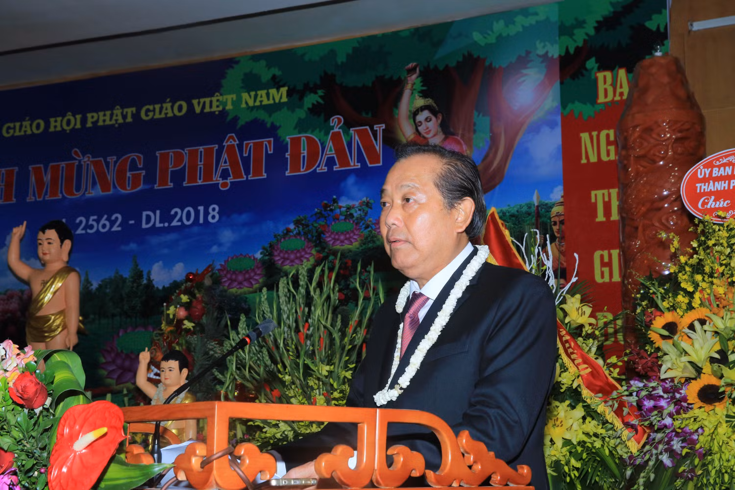 Phó Thủ tướng Trương Hòa Bình phát biểu tại buổi lễ. Ảnh: VGP/Lê Sơn Phó Thủ tướng Trương Hòa Bình phát biểu tại buổi lễ. Ảnh: VGP/Lê Sơn