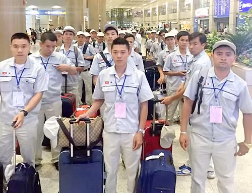 Lao động Việt Nam đi làm việc tại Hàn Quốc. Ảnh: TTXVN