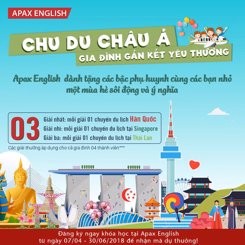Chương trình “Chu du châu Á - Gia đình gắn kết yêu thương” vẫn đang tìm chủ nhân các chuyến du lịch tiếp theo