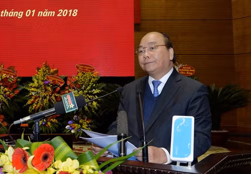 Thủ tướng Chính phủ Nguyễn Xuân Phúc phát biểu chỉ đạo buổi lễ.
