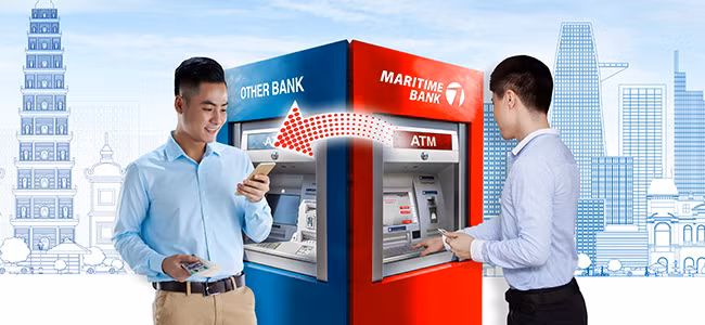 Maritime Bank cho ra mắt tính năng mới - chuyển tiền nhanh liên ngân hàng 24/7 trên hệ thống kênh ATM, giúp người thụ hưởng nhận được tiền ngay sau vài giây, không kể ngày nghỉ hay lễ Tết. Maritime Bank cho ra mắt tính năng mới - chuyển tiền nhanh liên ngân hàng 24/7 trên hệ thống kênh ATM, giúp người thụ hưởng nhận được tiền ngay sau vài giây, không kể ngày nghỉ hay lễ Tết.