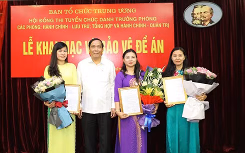 Ban Tổ chức Trung ương bổ nhiệm 3 trưởng phòng sau thi tuyển. Ảnh minh hoạ, nguồn: VOV Ban Tổ chức Trung ương bổ nhiệm 3 trưởng phòng sau thi tuyển. Ảnh minh hoạ, nguồn: VOV