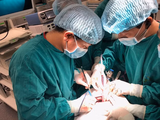 Các bác sĩ Nhật Bản và Việt Nam đã thực hiện thành công ca phẫu thuật khó.