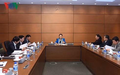 Chủ tịch Quốc hội Nguyễn Thị Kim Ngân chủ trì phiên họp chuẩn bị cho APPF-26 (Ảnh: Lê Tuyết)