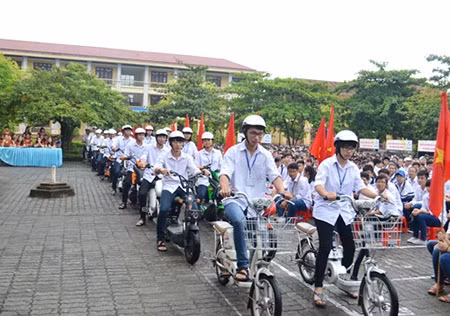 Cuộc thị “Giao thông học đường” được tổ chức năm nay là năm thứ ba. (Ảnh minh hoạ: Phapluatgiaothong.vn) Cuộc thị “Giao thông học đường” được tổ chức năm nay là năm thứ ba. (Ảnh minh hoạ: Phapluatgiaothong.vn)