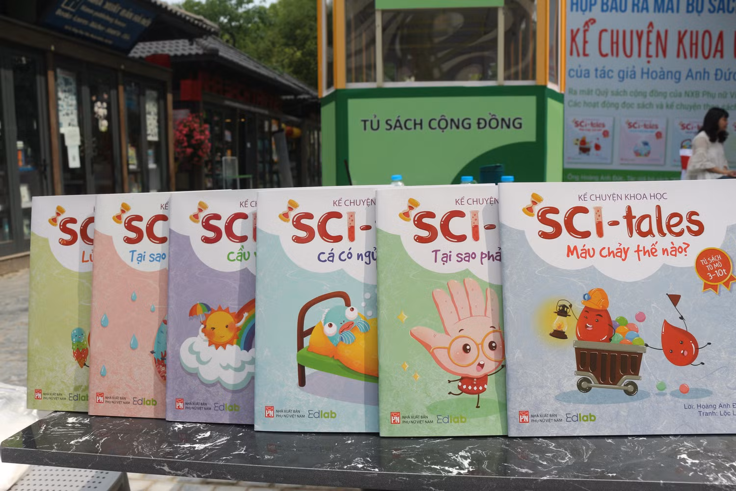 Bộ sách “Kể chuyện khoa học” gồm 6 cuốn của tác giả Hoàng Anh Đức.