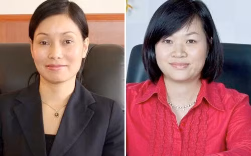 Bà Lê Thị Thu Thủy (bên trái) và bà Dương Thị Mai Hoa. Bà Lê Thị Thu Thủy (bên trái) và bà Dương Thị Mai Hoa.