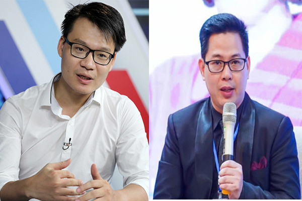 Thầy Vũ Khắc Ngọc (bên trái ảnh), Phó Giáo sư - Tiến sĩ Trần Thành Nam (bên phải ảnh).