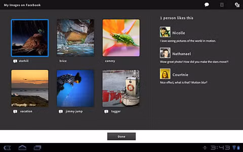 Adobe Photoshop Touch (9,99 USD): Photoshop - phần mềm biên tập ảnh nổi tiếng của Adobe, đã có mặt trên máy tính bảng Android với tên gọi Adobe Photoshop Touch. Ứng dụng này cho phép người dùng sử dụng ngón tay để bắt các vùng ảnh khó chọn. Công cụ chọn Scribble Selection Tool giúp trích xuất đối tượng trong hình ảnh đơn giản bằng cách vẽ bằng ngón tay. Dịch vụ Adobe Creative Cloud giúp người dùng đồng bộ tập tin để truy cập dễ dàng khi mở ứng dụng trên thiết bị khác. Ngoài ra, ứng dụng còn có tính năng cho phép chia sẻ nhanh hình ảnh lên mạng xã hội. Adobe Photoshop Touch (9,99 USD): Photoshop - phần mềm biên tập ảnh nổi tiếng của Adobe, đã có mặt trên máy tính bảng Android với tên gọi Adobe Photoshop Touch. Ứng dụng này cho phép người dùng sử dụng ngón tay để bắt các vùng ảnh khó chọn. Công cụ chọn Scribble Selection Tool giúp trích xuất đối tượng trong hình ảnh đơn giản bằng cách vẽ bằng ngón tay. Dịch vụ Adobe Creative Cloud giúp người dùng đồng bộ tập tin để truy cập dễ dàng khi mở ứng dụng trên thiết bị khác. Ngoài ra, ứng dụng còn có tính năng cho phép chia sẻ nhanh hình ảnh lên mạng xã hội.