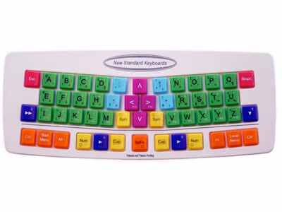 Nếu bạn đã quen với kiểu đánh của bàn phím qwerty rồi thì với bàn phím này bạn sẽ phải làm quen lại từ đầu với kiểu kí tự được sắp xếp theo vần AB. Đó là chưa kể 4 phím bấm điều hướng (lên, xuống, trái, phải) lại chui ra cắt đôi bàn phím nữa.