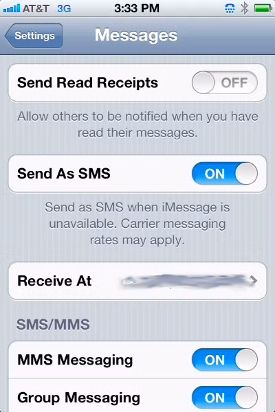 Nếu sử dụng iMessage, bạn có thể để người khác biết rằng mình đã đọc tin nhắn của họ bằng cách vào Settings > Mesages rồi kích hoạt chế độ Send Read Receipts. Nếu sử dụng iMessage, bạn có thể để người khác biết rằng mình đã đọc tin nhắn của họ bằng cách vào Settings > Mesages rồi kích hoạt chế độ Send Read Receipts.