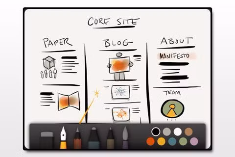 Paper của Fifty Three (miễn phí): Ứng dụng này mới được ra mắt và được đánh giá khá cao. Nó cung cấp các công cụ như các loại bút ảo, bút đánh dấu, màu nước, bút chì để người dùng có thể vẽ và ghi chú rất ấn tượng Paper của Fifty Three (miễn phí): Ứng dụng này mới được ra mắt và được đánh giá khá cao. Nó cung cấp các công cụ như các loại bút ảo, bút đánh dấu, màu nước, bút chì để người dùng có thể vẽ và ghi chú rất ấn tượng