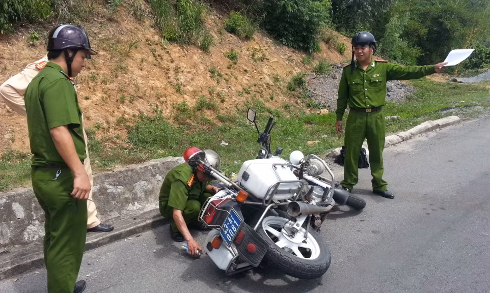 Hiện trường vụ việc. Ảnh H.Q