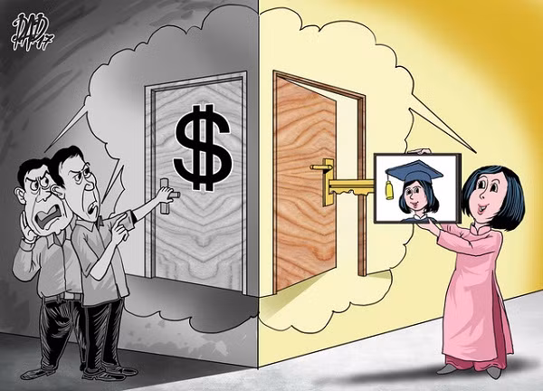 Muốn vào được “nghề cao quý” thì cửa ải đầu tiên là giáo viên là phải “chạy” (Ảnh minh họa: vietnamnet.vn). Muốn vào được “nghề cao quý” thì cửa ải đầu tiên là giáo viên là phải “chạy” (Ảnh minh họa: vietnamnet.vn).