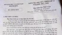 Lộ đề kiểm tra, đề thi - những bí mật bên trong ảnh 3