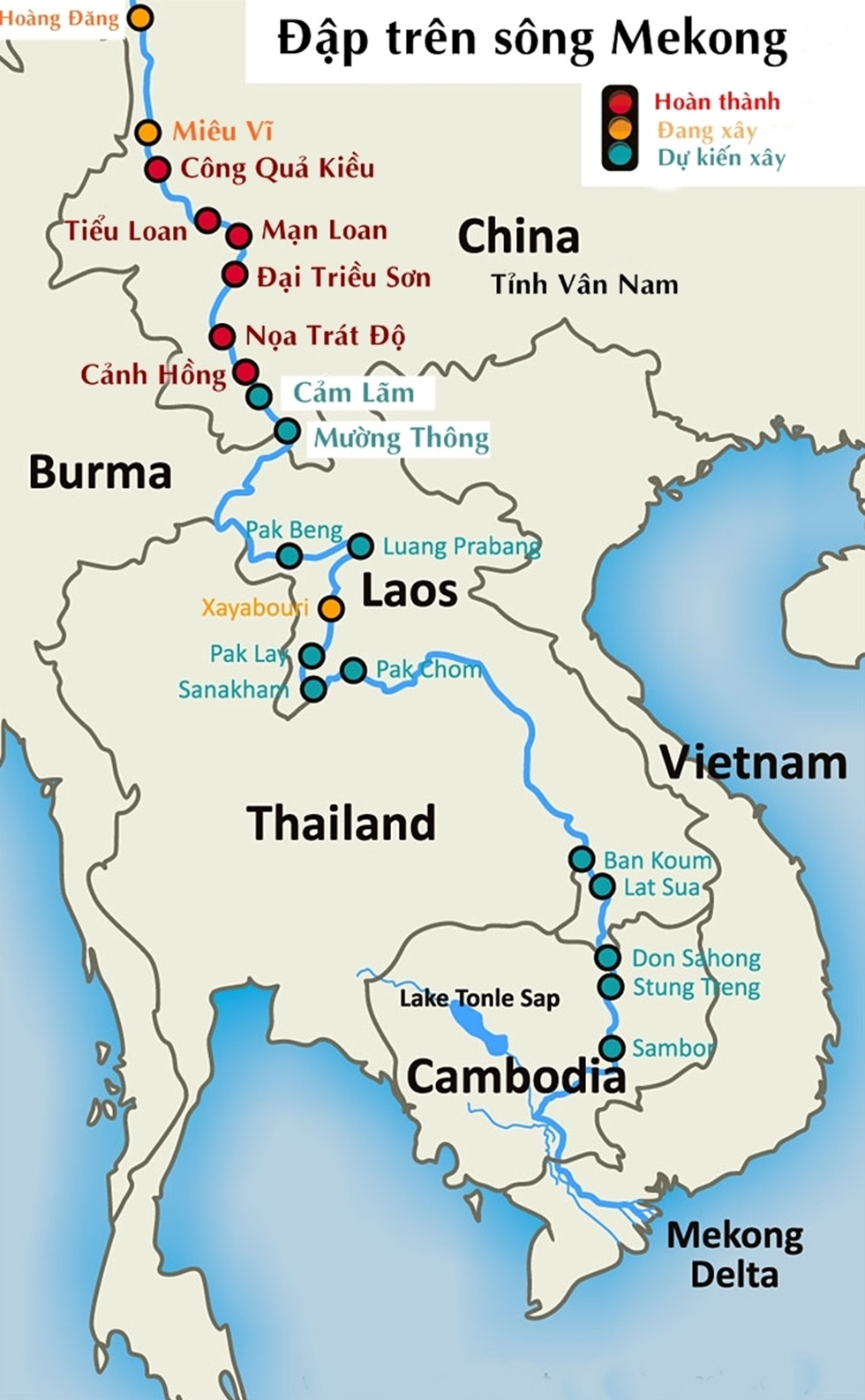 Các đập thủy điện trên sông Mê Kông. Nguồn: Michael Buckley / Phương Vũ - Hồng Hạnh / VnExpress. Các đập thủy điện trên sông Mê Kông. Nguồn: Michael Buckley / Phương Vũ - Hồng Hạnh / VnExpress.