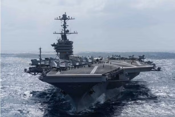 Tàu sân bay USS Johhn C. Stennis, ảnh: The Washington Post. Tàu sân bay USS Johhn C. Stennis, ảnh: The Washington Post.