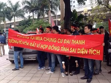 Nhiều vụ kiện xảy ra trong thời gian qua liên quan tới cách tính diện tích chung cư.